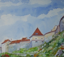 Vincenzo Paudice - Transilvania, Villaggio fortificato di Râșnov