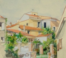 Vincenzo Paudice - Eboli, La Torretta vista dal Borgo