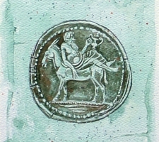 Vincenzo Paudice - Tetradracma macedone con effige di Dioniso