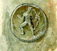 Vincenzo Paudice - Moneta d'argento del V sec. a.C.