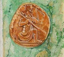 Vincenzo Paudice - Moneta d'oro persiana 522 - 486 a.C.