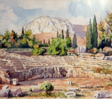 Vincenzo Paudice - Corinto, Odeon romano del I sec d.C.