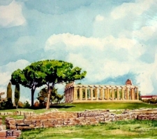 Vincenzo Paudice - Paestum, Tempio di Cerere