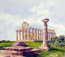 Vincenzo Paudice - Paestum, Tempio di Athena