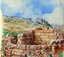 Paudice Vincenzo - Falasarna, Resti di una torre di difesa