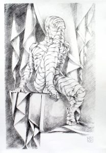 Vincenzo Paudice - Atelier, Modello vivente in posa
