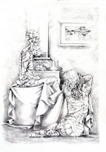 Vincenzo Paudice - Atelier, Modelle in posa
