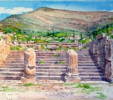 Vincenzo Paudice - Messene, Scalinata dell'Asclepion