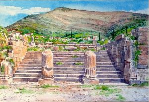 Vincenzo Paudice - Messene, Scalinata dell'Asclepion