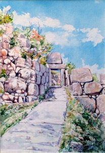 Vincenzo Paudice - Micene, Porta a settentrione
