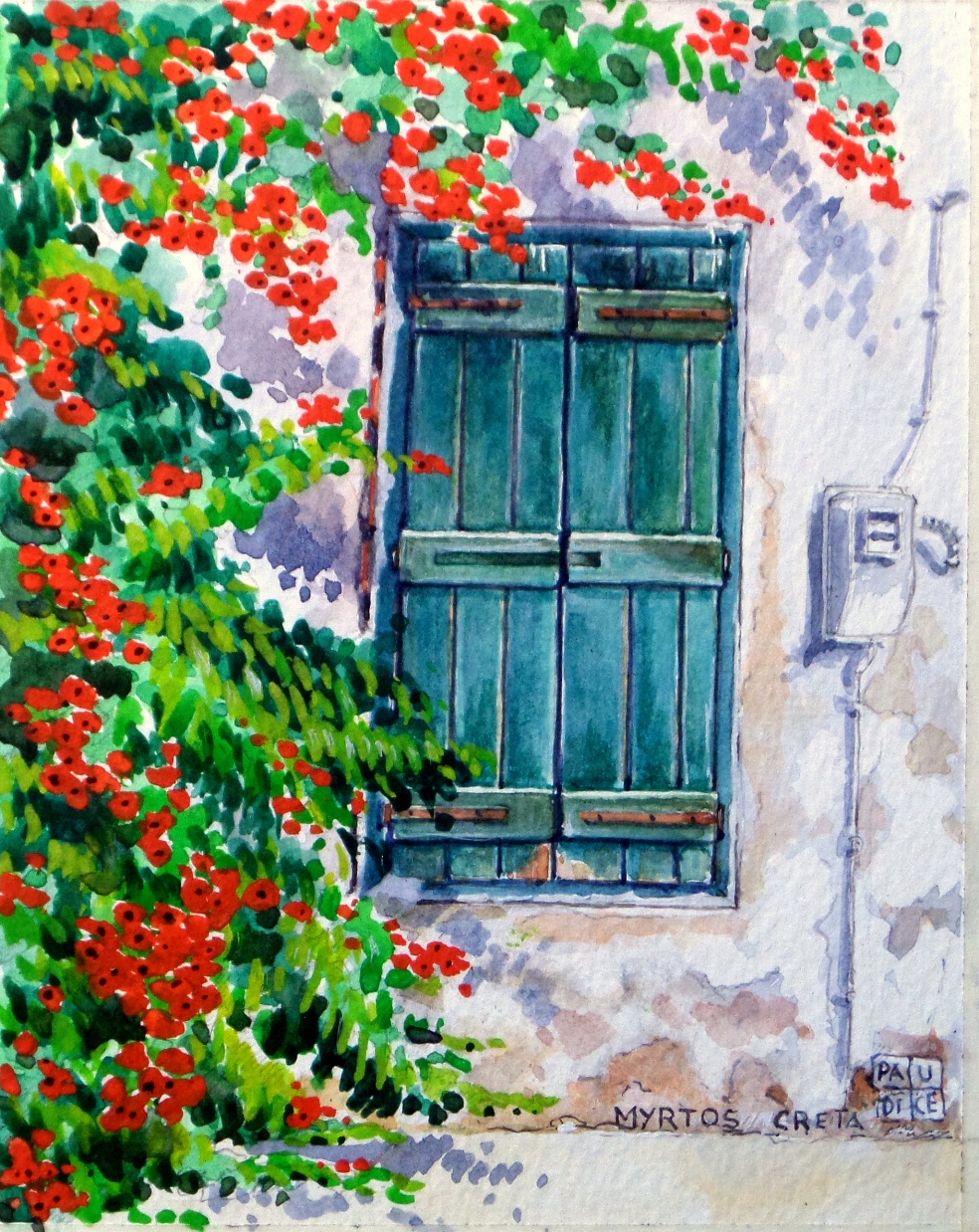 Vincenzo Paudice - Myrtos, Vecchia finestra