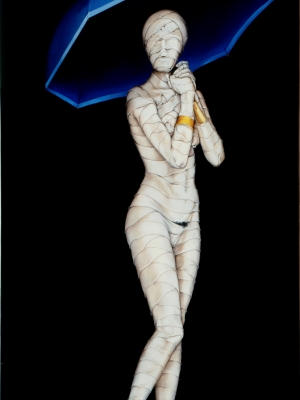 Vincenzo Paudice - Signora con ombrello